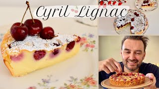 CLAFOUTIS AUX CERISES de CYRIL LIGNAC 🍒 Recette facile et rapide [upl. by Cirdek]