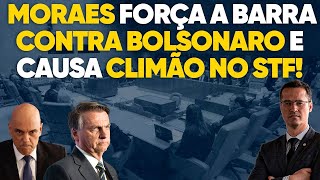 Climão ministros do STF incomodados com Moraes por atropelos no caso Bolsonaro [upl. by Shana]