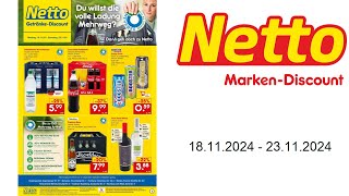 Netto MarkenDiscount Prospekt DE  vom 1811 bis 23112024 [upl. by Dene]