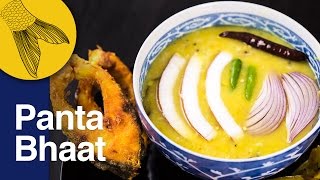 Panta Bhat Recipe  Basi Pakhala or Poita Bhat  Bengali Fermented Rice Congee [upl. by Lionello]