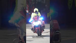 THE HAGUE FIRE DEPARTMENT MOTORCYCLE brandweer feuerwehr firedept denhaag [upl. by Nekal]