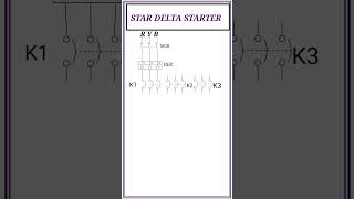 star delta starter motor connection in hindi  star delta power wiring diagram hindi iti electric [upl. by Thanh431]