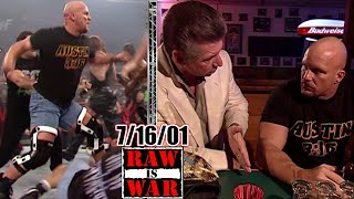 WWF RAW  July 16 2001 Full Breakdown  The Old Stone Cold Returns To Lead Team WWF To InVasion PPV [upl. by Almeida587]