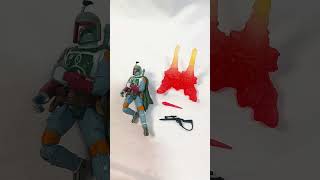 ROTJ Boba Fett  The Pit of Carkoon  Star Wars Blue Saga Line 118 scaled Action Figure [upl. by Illoh]