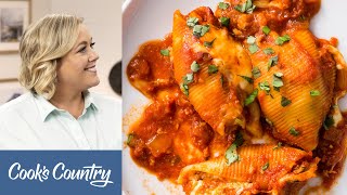 How to Make Italian Comfort Food Like Cheesy Stuffed Shells and Eggplant Pecorino [upl. by Sydalg]