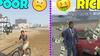 POOR 😔 TO RICH 💸 Franklin GTA5 episode 1 aafizaapi [upl. by Sopher163]