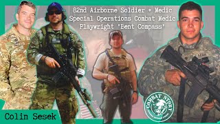 82nd Airborne Medic in Iraq  Special Operations Combat Medic SOCM  Playwright  Colin Sesek [upl. by Moersch670]