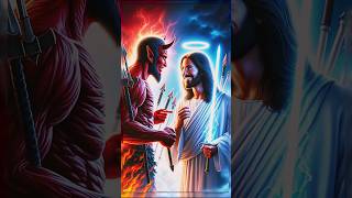 Jesus vs devil battle jesusgodcatholicshortsjesuschrist [upl. by Anas389]