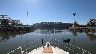 Leaving Florence Marina Captains Mad Skills [upl. by Eerahs215]