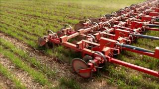 AGRISTRUCTURES  Bineuse Autoguidée Mécaniquement 10 mètres [upl. by Grigson]