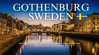 Gothenburg Sweden Discover Top Places amp 5 MustDo Activities  Sweden  Travel Guide [upl. by Ibby]