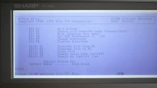 Sharp PC 7000 Connecting to the Internet [upl. by Elayne]