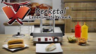 Beeketal Hot Dog Gerät Erhitzer Wurstkocher Würstchenwärmer Bockwurstwärmer [upl. by Baerl]