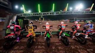 Monster Energy Supercross  Multiplayer Gameplay PC HD 1080p60FPS [upl. by Shaeffer]