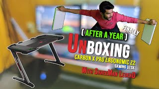 Gaming Desk Unboxing  After a Year  ShreeMan [upl. by Ted]