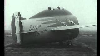 1933 Voli sperimentali aeroplano Stipa Caproni [upl. by Nidak214]