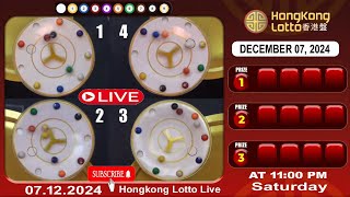 Hongkong Lotto Live December 07 2024  Lotto Live [upl. by Kasey851]