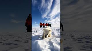 Touching story baby polar asks rescuers to save its mother PolarBearRescue [upl. by Morrison]