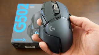 Unboxing the New Logitech G502 Hero and Comparison to G502 Proteus Spectrum [upl. by Terr]