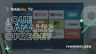 ¿Qué canales ofrece Totalplay TV [upl. by Abdu]