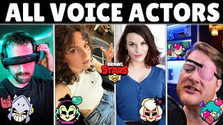 All Brawl Stars Voice Actors UPDATED 2024 [upl. by Jemina]