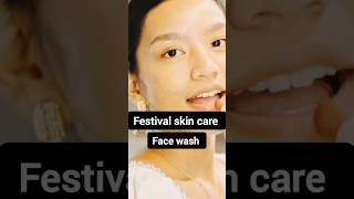 Festival skin care Face WashAlnaazBeautytipstrendingshorts ytshorts shortsvideo [upl. by Thelma]