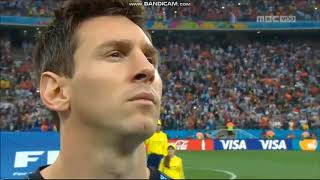 Anthem of Argentina vs Netherlands FIFA World Cup 2014 [upl. by Duvall960]