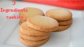 3 Ingredients Shortbread Cookies [upl. by Aamsa]