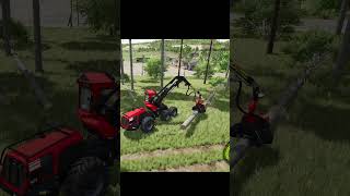 Cutting a Tree in Farming SImulator 25 [upl. by Cecilia]