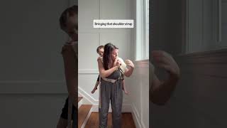 Back Carry Series Day 5 Getting a Larger Toddler into a Back Carry [upl. by Gates]