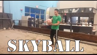 How to Skyball Serve in Beach Volleyball [upl. by Delle]