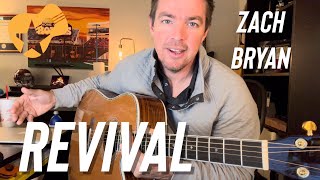 Easy Beginner Guitar Songs quotRevivalquot by Zach Bryan [upl. by Irita]