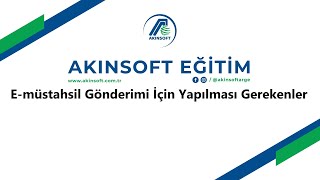 AKINSOFT Wolvox Erp  eMüstahsil Gönderim İşlemleri [upl. by Hakeber]