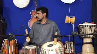 Thooliyile Aada Vantha song cover by tabla Sebastian A 🙏 [upl. by Navak]