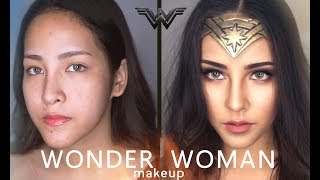 How toWonder woman makeup SubEng  By Soundtiss [upl. by Ennaid]