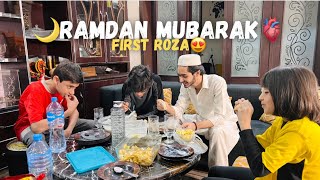 Ramdan Mubarak🫀 First Roza😍 Vlog  ibi Sheikh [upl. by Elpmid502]