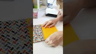 Learn how to sew a Book Tote bag in less than 3 Minutes sewingtutorial giftideas booklover [upl. by Janus946]