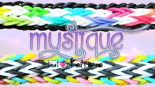 NEW Mystique Rainbow Loom Bracelet Tutorial  How To [upl. by Aikemaj]