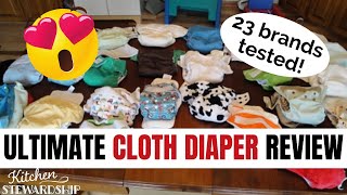 23 Brands Tested The Ultimate Cloth Diaper Review  What is the Best Cloth Diaper [upl. by Ydwor91]