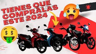 LAS MEJORES MOTOS SEMIAUTOMATICAS PARA COMPRAS ESTE 2024 italika vento yamaha honda [upl. by Llenral]