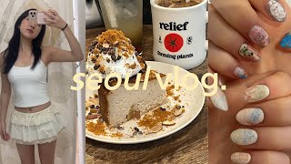 korea vlog getting my nails done profile photoshoot shopping amp lots of cafes in between [upl. by Harriot]