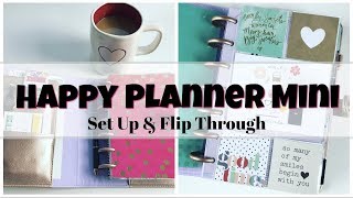 Happy Planner Mini Set Up amp Flip Through  FrankenPlanner Chunky Mini [upl. by Iadrahc]