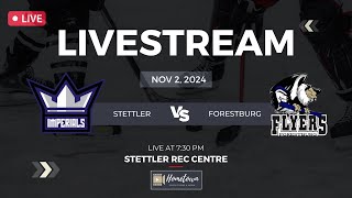 LIVE  Stettler Imperials VS Forestburg Flyers  November 2 2024 [upl. by Ellednahc]