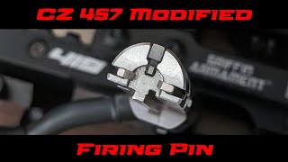 CZ 457 Bolt Upgrades and Modified Firing Pin [upl. by Ecirtel]