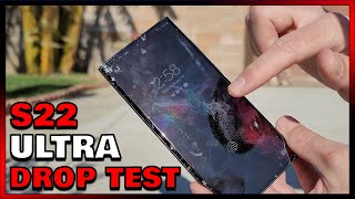 Samsung Galaxy S22 Ultra Drop Test Gorilla Glass Victus Plus [upl. by Pancho]