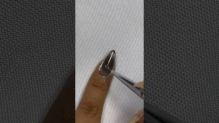 Soft gel Nails con aura negra y efecto espejo✨ nailart nails nailtutorial [upl. by Lahcim]