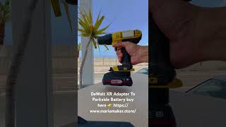 DeWalt XR Adapter To Parkside Battery [upl. by Hakym]