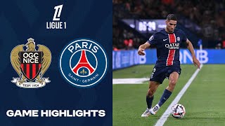 🔴 OGC NIce vs PSG  Ligue 1 202425  Game Highlights FC24 [upl. by Chad]