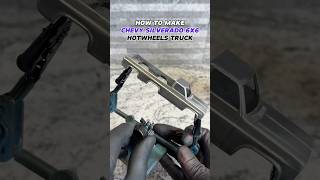 HOW TO MAKE CHEVY SILVERADO 6X6 TRUCK hotwheels chevy silverado diy truck 6x6 [upl. by Retsila300]