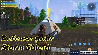 Fortnite วิธีเล่น Homebase storm shield defense 1  Defense your Storm Shield [upl. by Damian]